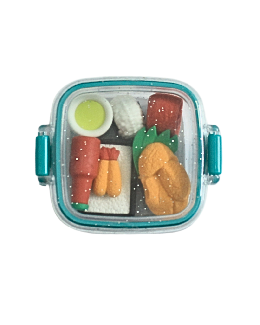 Mini Bento Box Eraser Set – Japanese Food Edition (Set of 4)