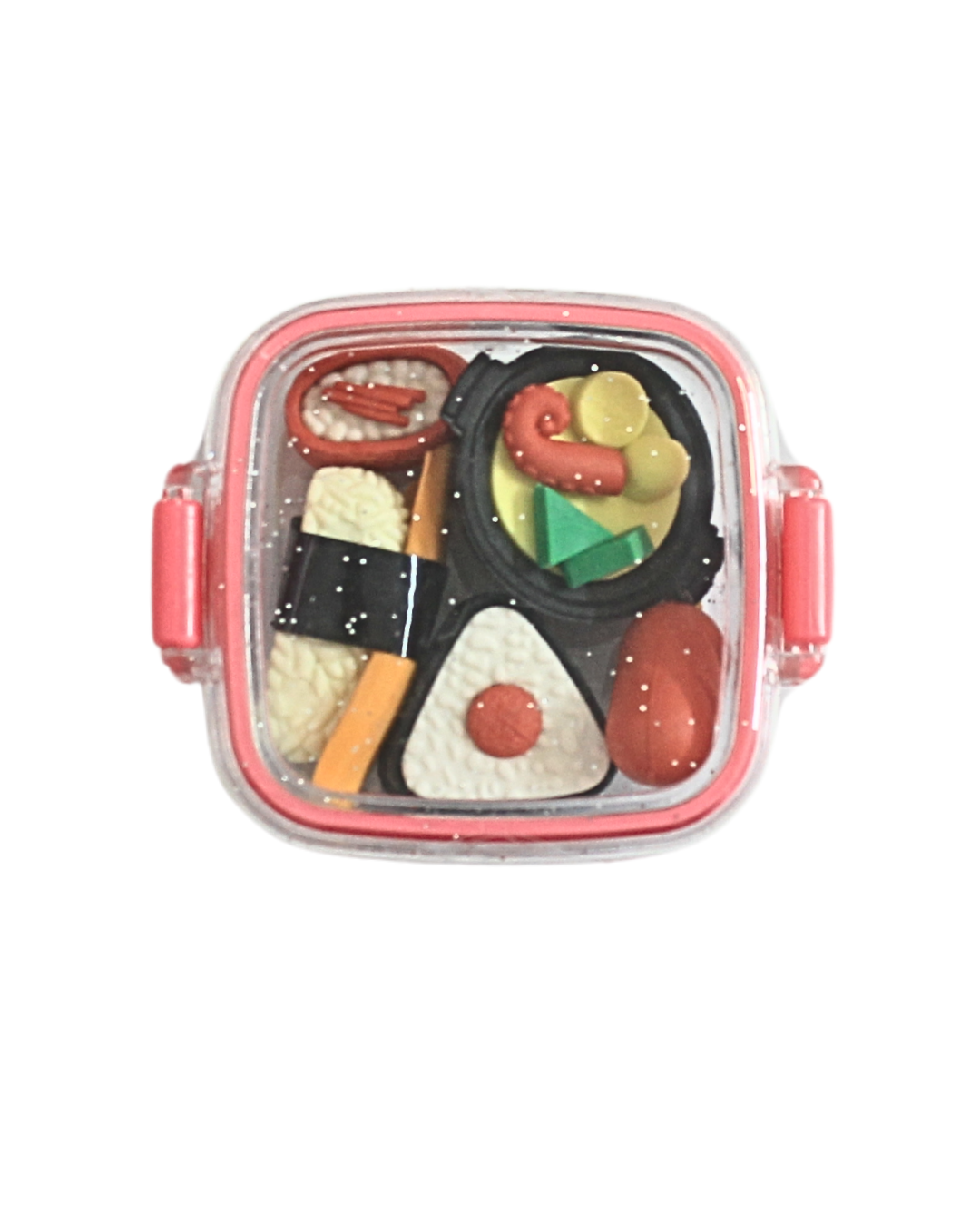 Mini Bento Box Eraser Set – Japanese Food Edition (Set of 4)